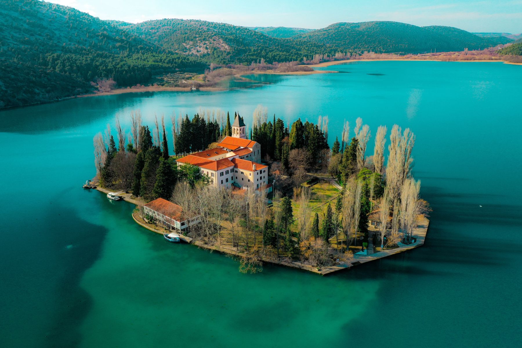 Island Visovac, Croatia
