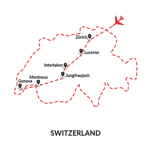 Switzerland – In the Peaks 8D7N