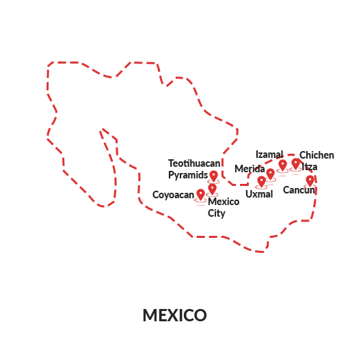 mexico map outline