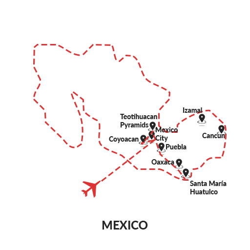 Mexico – History & Beaches 9D8N