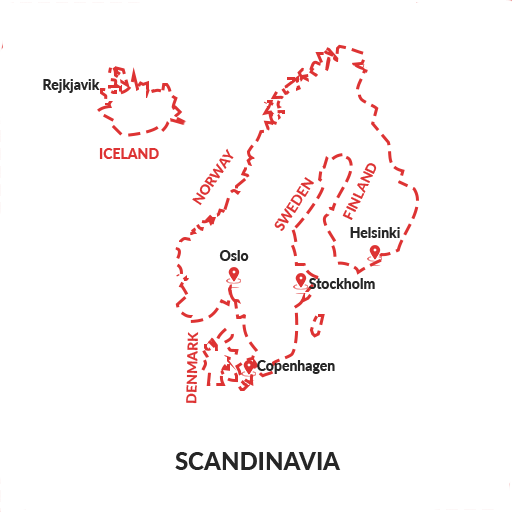 SCANDINAVIA map