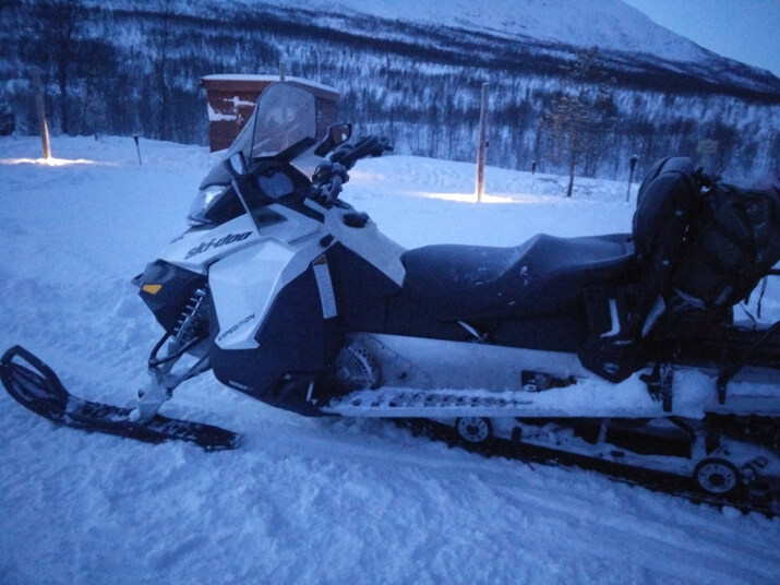 Geared up for Snowmobiling