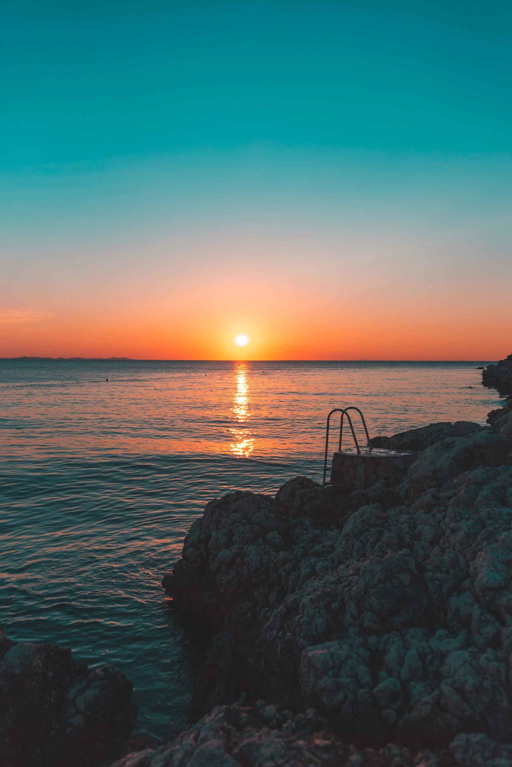Croatia, Sunset in Zadar