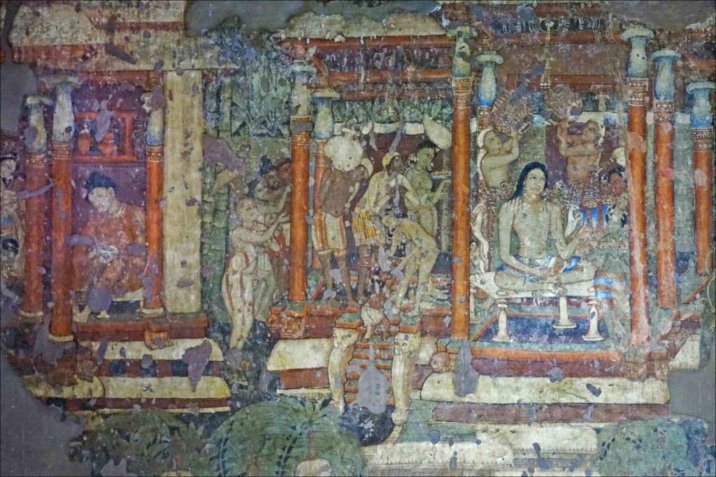 Mahajanaka Jataka Mural at Ajanta Cave
