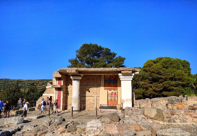 Crete - A Gate in Knossos Palace