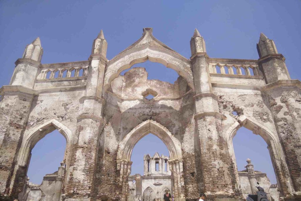 Dilapidated stat of Shettihalli Rosary Church