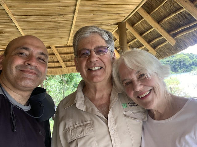 With Friends at Ngamba Island Chimpanzee Sanctuary, Lake Victoria, Uganda