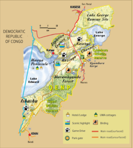 Map - Queen Elizabeth National Park