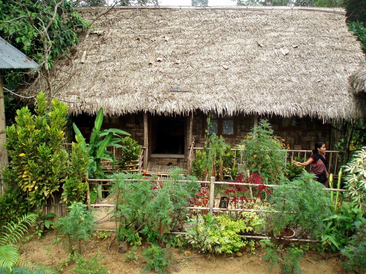 Traditional Khasi hut in Mawlynnong