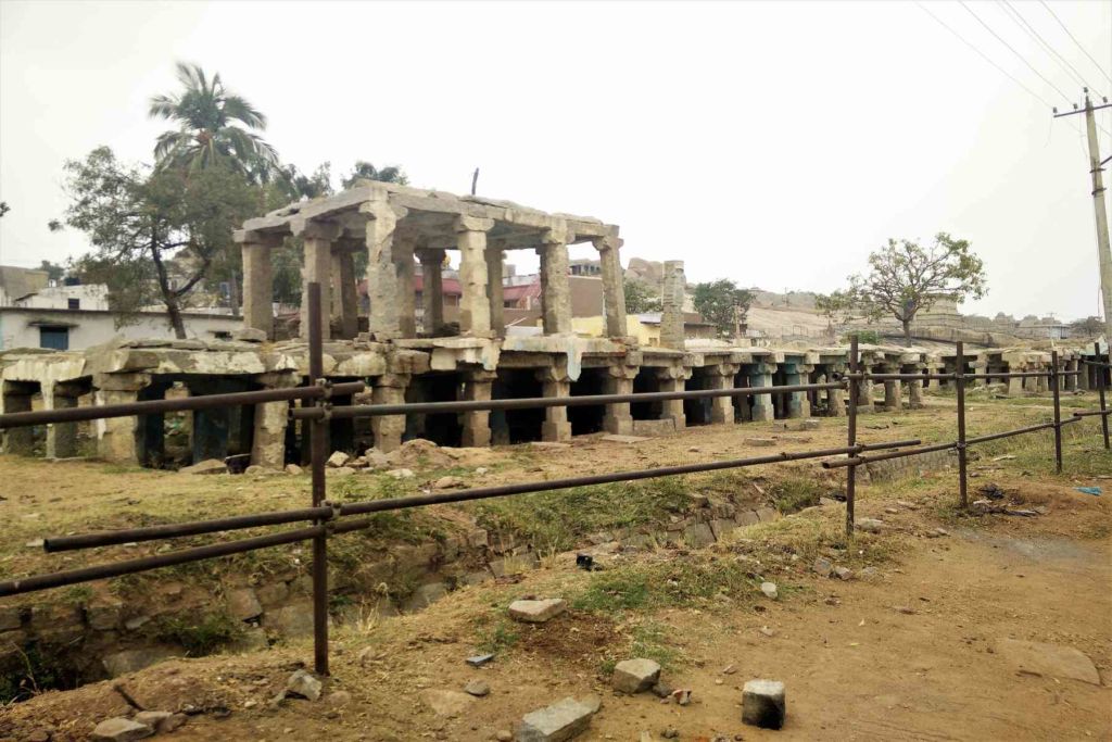 Hampi Bazaar in ruins