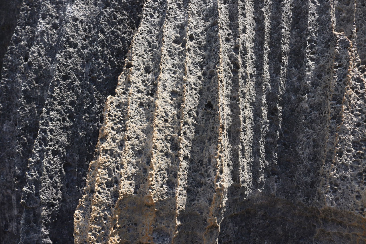 Sharp Serrated edges of Tsingy Rocks
