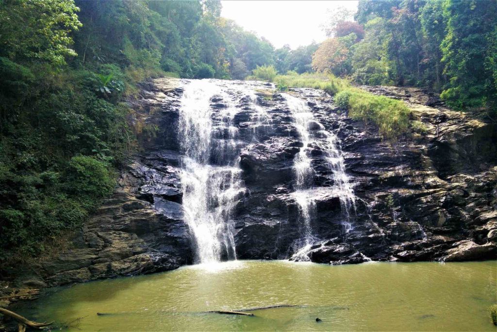The beautiful Abbey Falls in Coorg