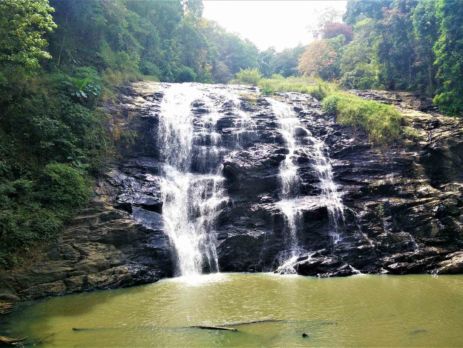 The beautiful Abbey Falls in Coorg