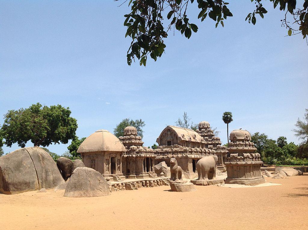 Panch Rathas in Mahabipuram