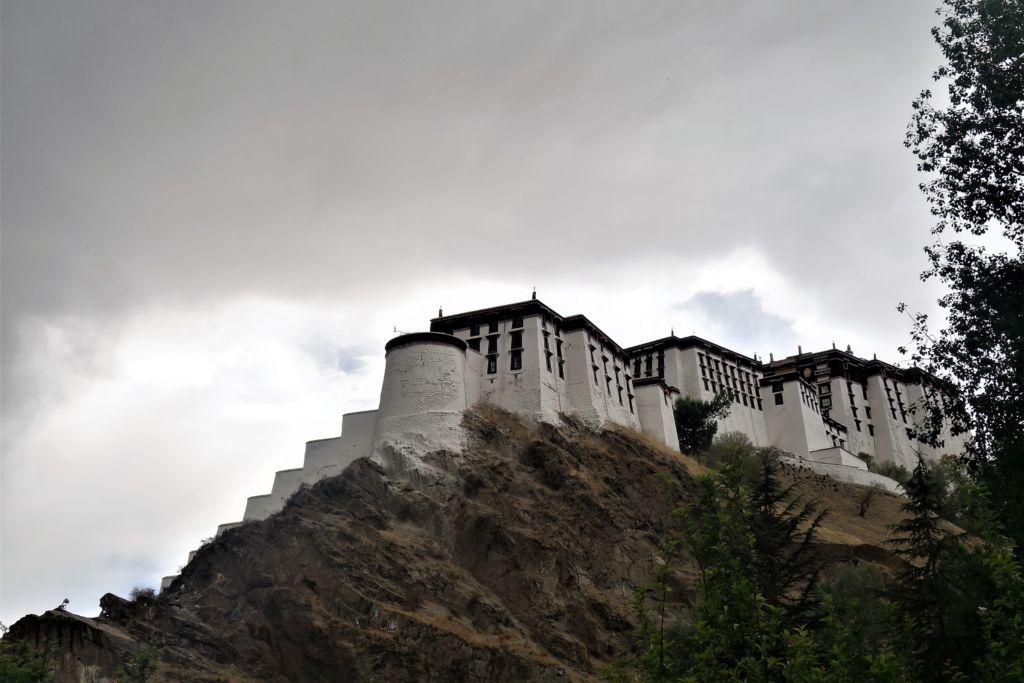 Potala Palace Tibet rear view
