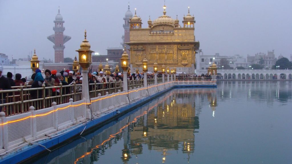 Path to the Golden Temple in Amritsar