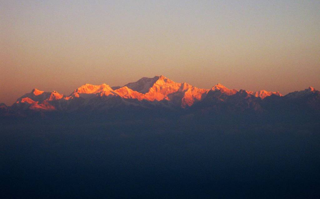 sunrise at Tiger Hills Darjeeling