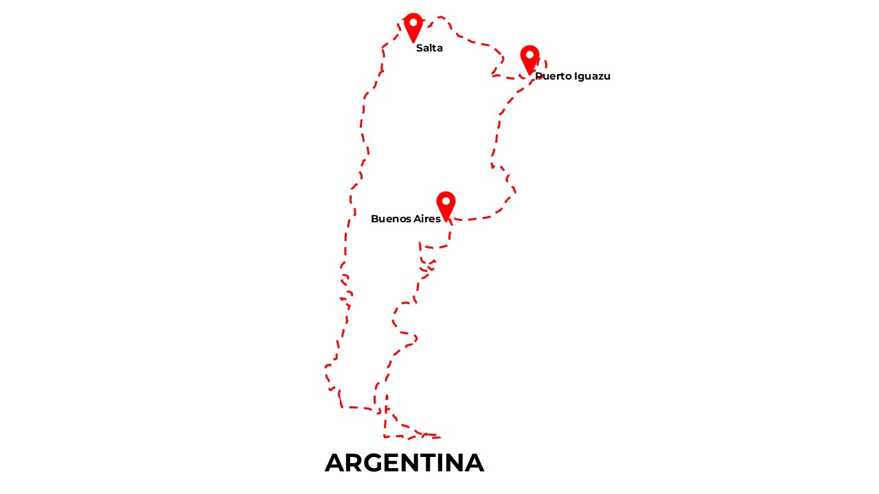 Argetina Map