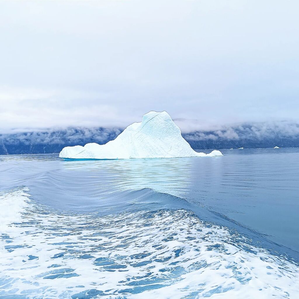 Ice floe Eqi Glacier Ilulissat Greenland
