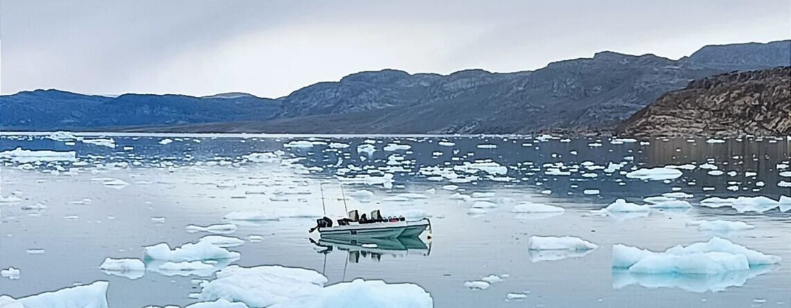 Solo boat Greenland