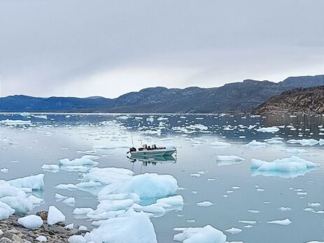 Solo boat Greenland